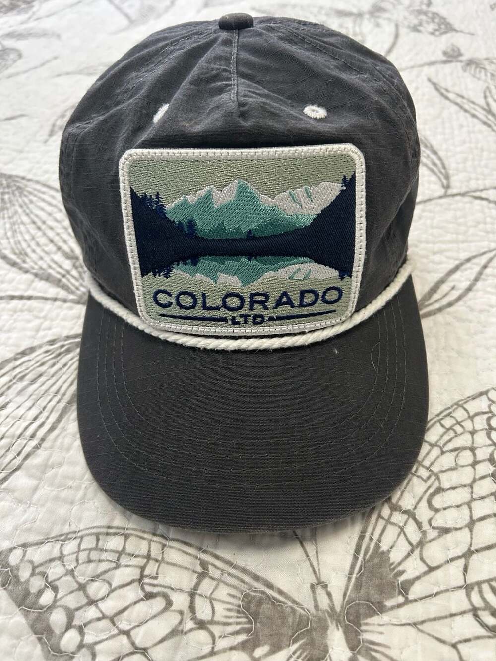 Colorado Limited Gray Mountain Lake Patch Snapback Trucker Hat
